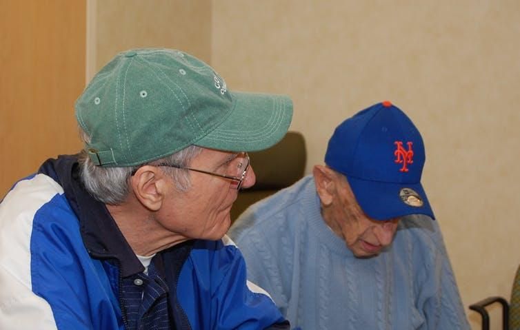 Two of the participants in the Baseball