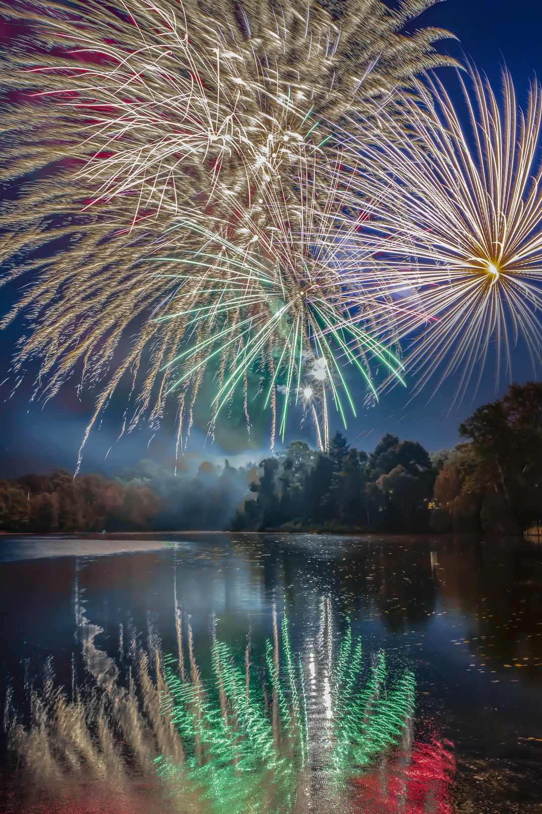 Fireworks Over Elgin Pond Smithsonian Photo Contest Smithsonian Magazine
