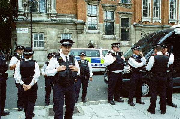 London Cops Hanging Out thumbnail