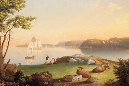 Field Beach, c. 1850s, Mary Blood Mellen.