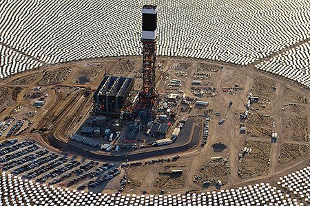 When completed in late 2013, the $2.2 billion Ivanpah Solar Electric Generating System will power 140,000 California homes.