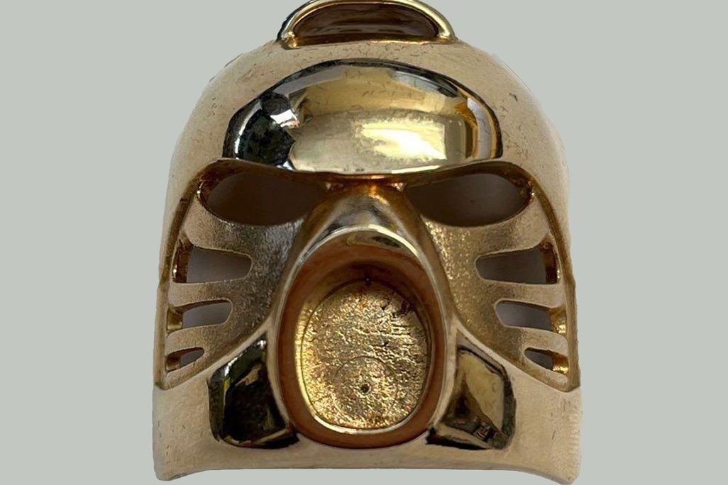 Gold Lego Bionicle Hau mask