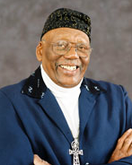 Jazz pianist Randy Weston’s influences include Duke Ellington but his music has a distinct rhythm.