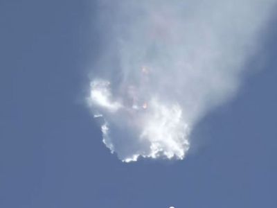 A Falcon 9 exploded shortly after launch from Cape Canaveral on Sunday.