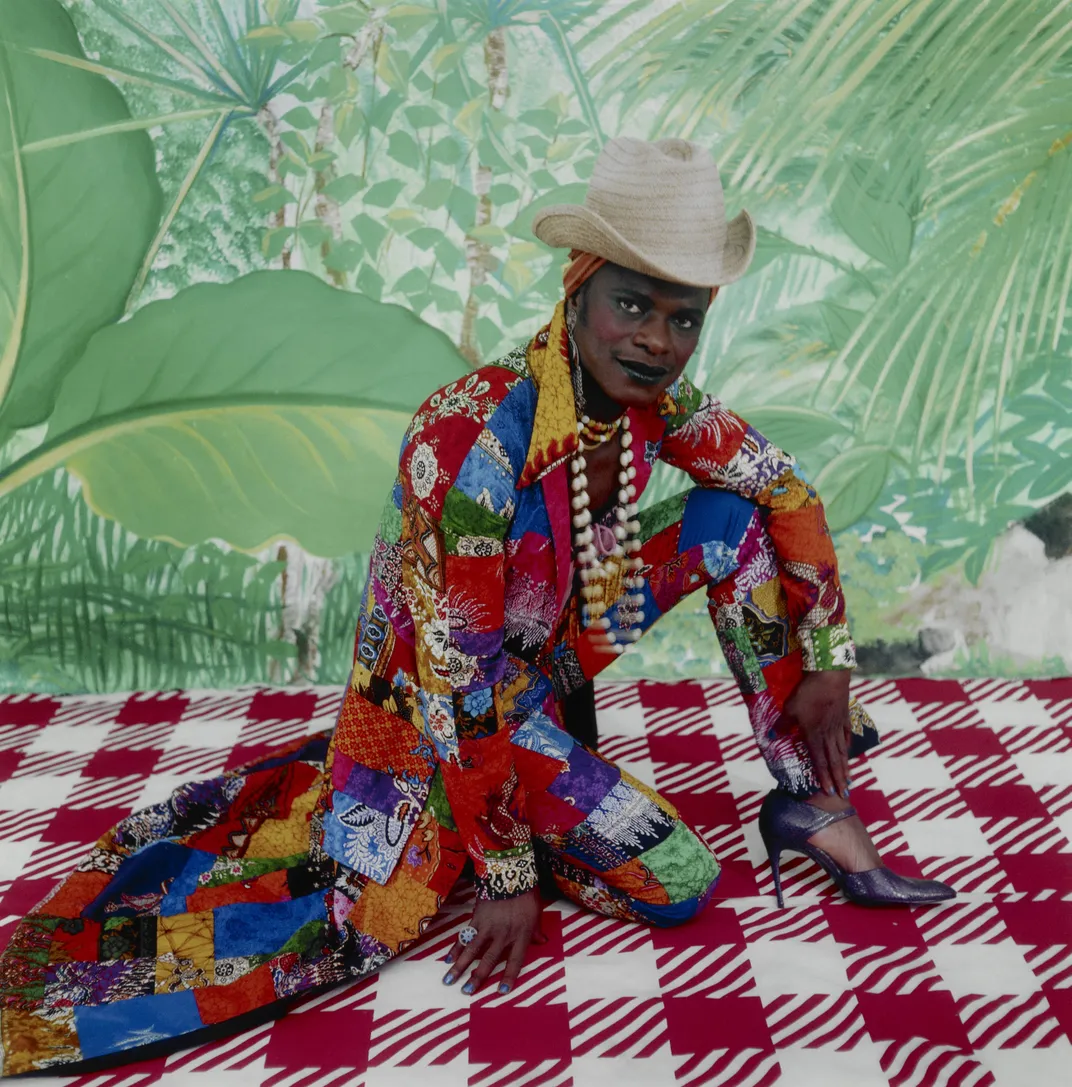 Samuel Fosso, Self‐Portrait (as Liberated American Woman of the ’70s), 1997, printed 2003, chromogenic print