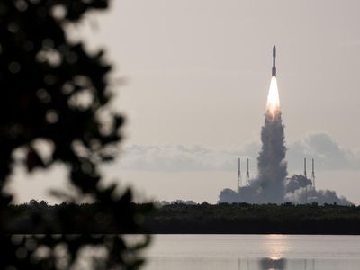 A United Launch Alliance Atlas V rocket with NASA’s Mars 2020 Perseverance rover onboard launches from Space Launch Complex 41 at Cape Canaveral Air Force Station, Thursday, July 30, 2020, from NASA’s Kennedy Space Center in Florida.