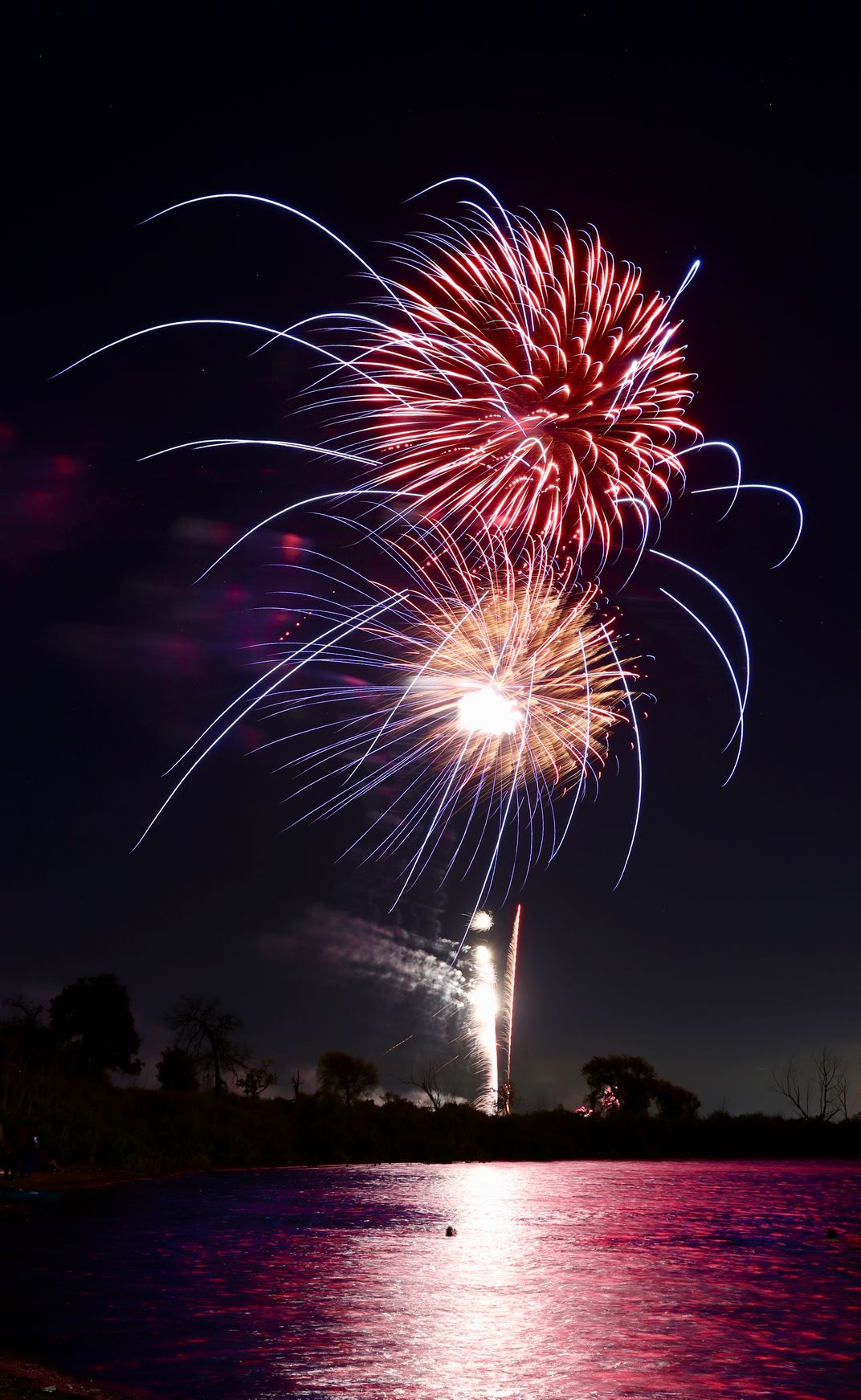 Fireworks over Grapevine Lake Smithsonian Photo Contest Smithsonian