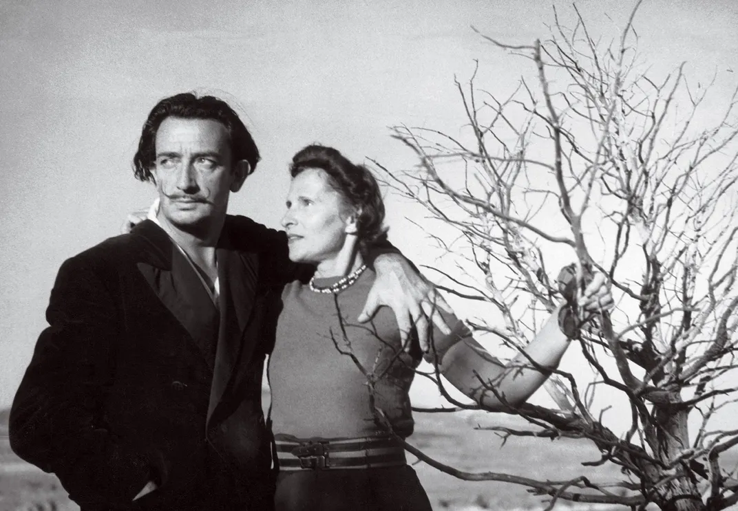 Salvador Dalí and his wife, Gala