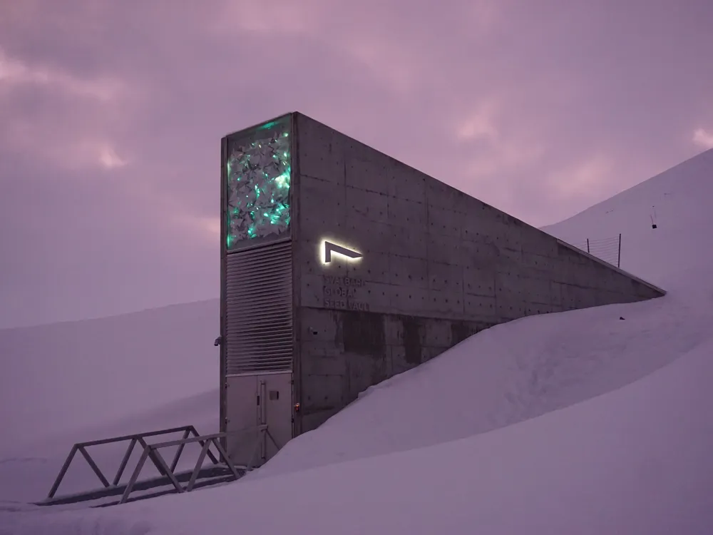 Svalbard seed vault exterior