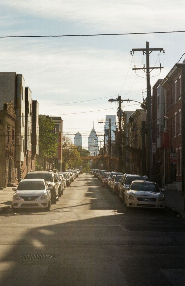 Streets of North Philadelphia looking towards Center City. thumbnail