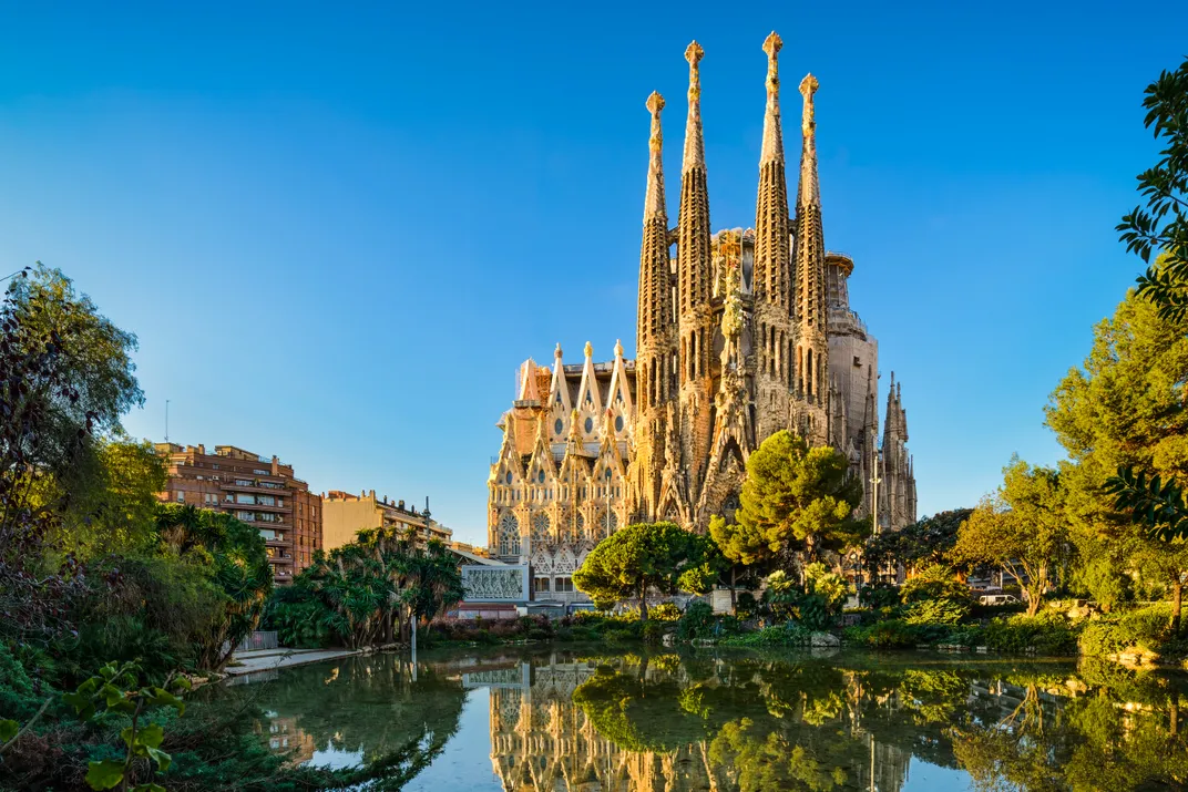 Gaudi's masterpiece, La Sagrada Familia