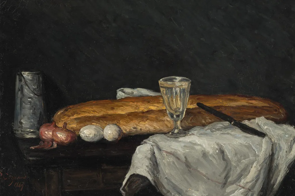 Still Life With Bread and Eggs by Paul Cézanne