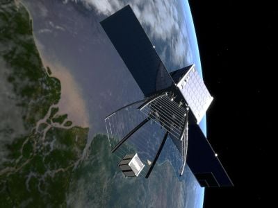 Swiss researchers want to build a spacecraft to eat their tiny satellites after they stop working. 