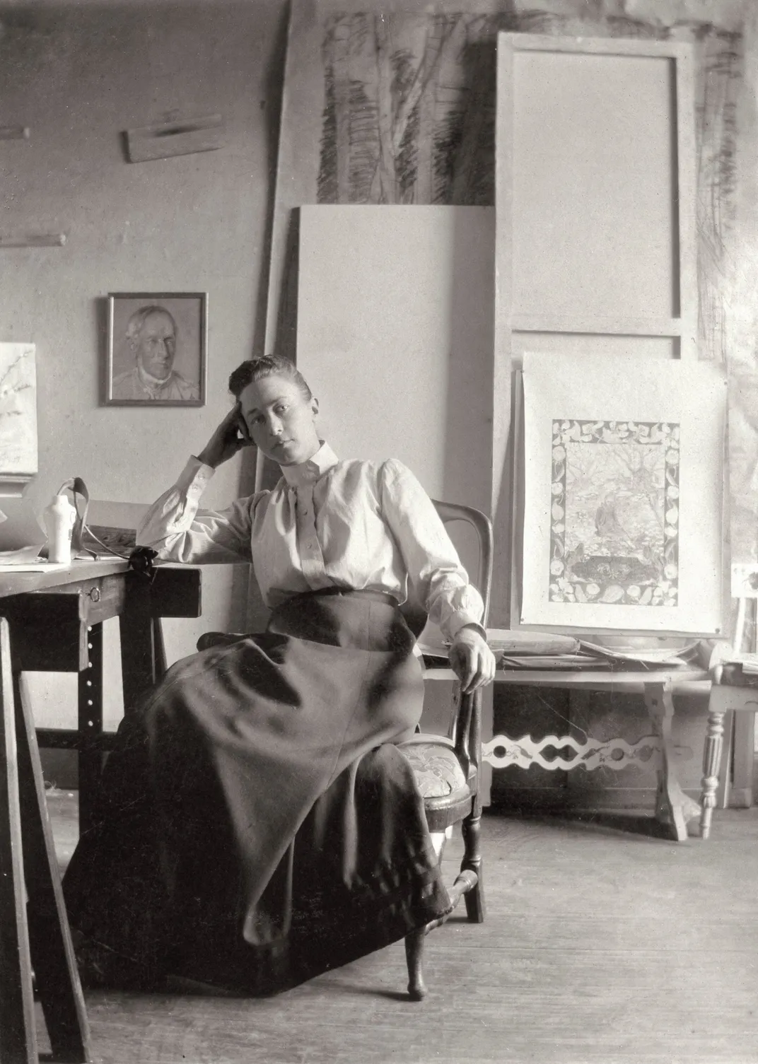 Hilma af Klint circa 1895