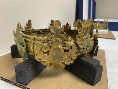 One of the pieces of Cambodian jewelry returned by the estate of antiquities dealer Douglas Latchford