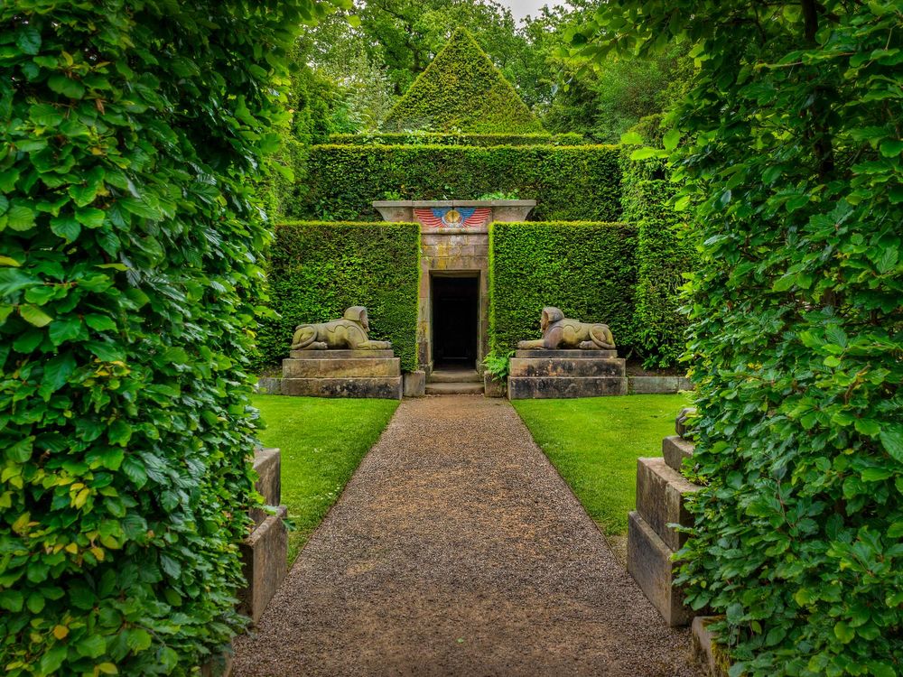 Biddulph Grange Garden Egyptian Sculpture