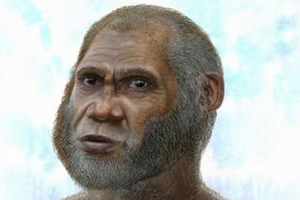 An artist's conception of the unusual humans living in southwestern China 11,500 to 14,300 years ago.