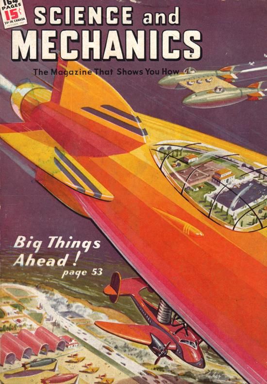Cover of the October, 1944 issue of Science and Mechanics