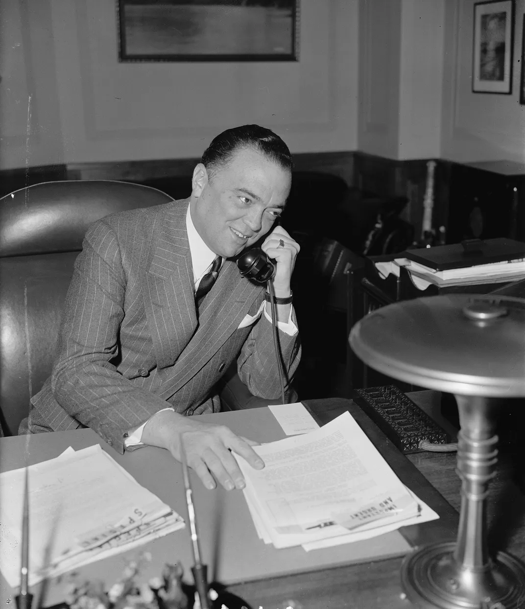 J. Edgar Hoover in 1940