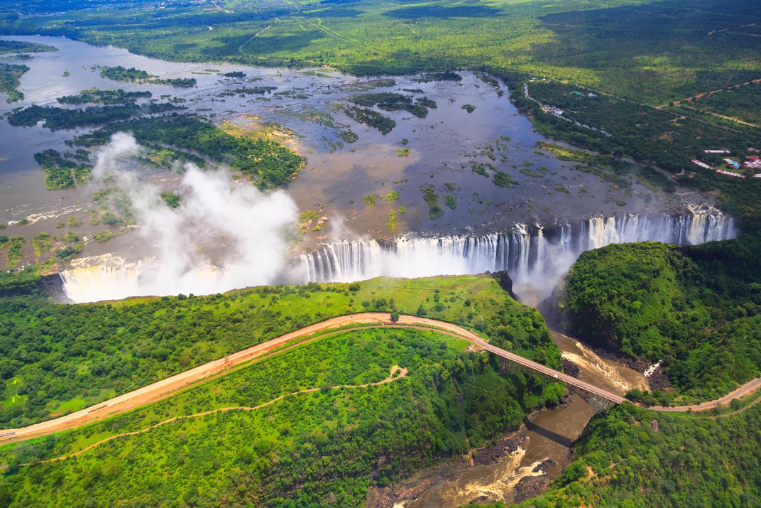 The powerful and dramatic Victoria Falls