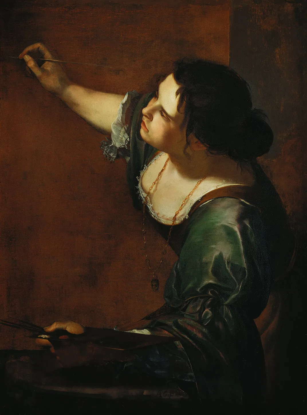 Self-Portrait as the Allegory of Painting, Artemisia Gentileschi, 1638-39