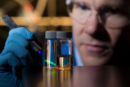 University of California, Irvine chemist Shane Ardo is working to develop special plastic membranes and dyes that would enable a container to desalinate seawater.