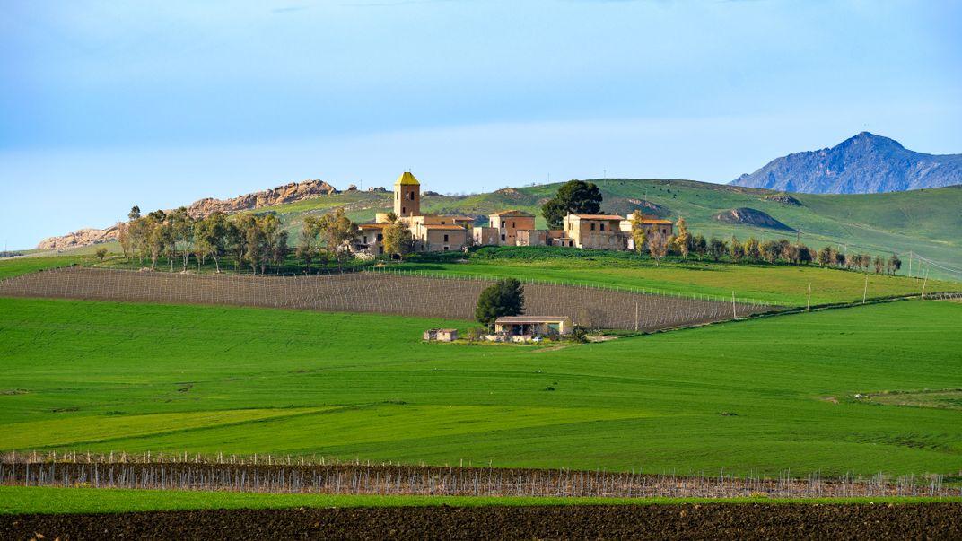 Traditional farmhouse on Sicily