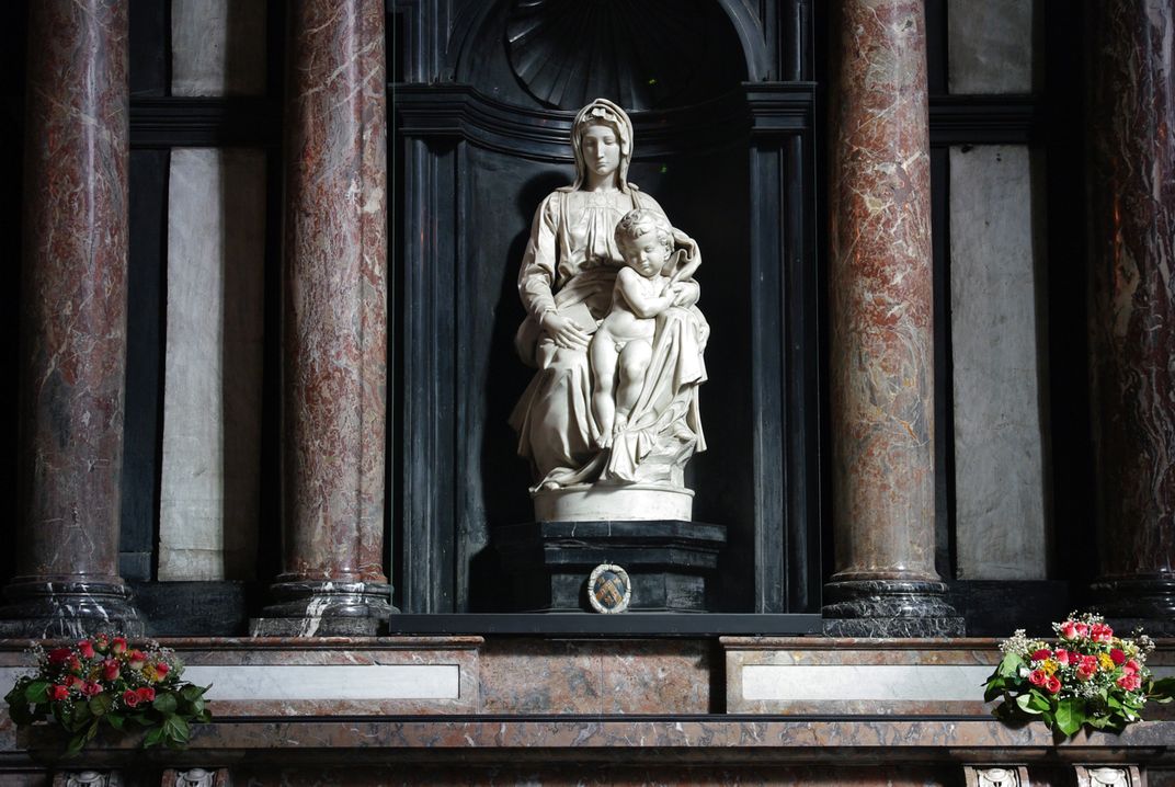 Michelangelo's Madonna and Child, Church of our Lady, Bruges