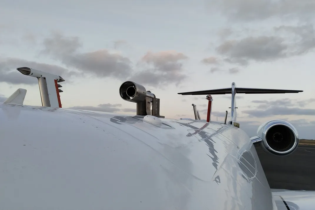 Plane With Inlets to Scientific Instruments