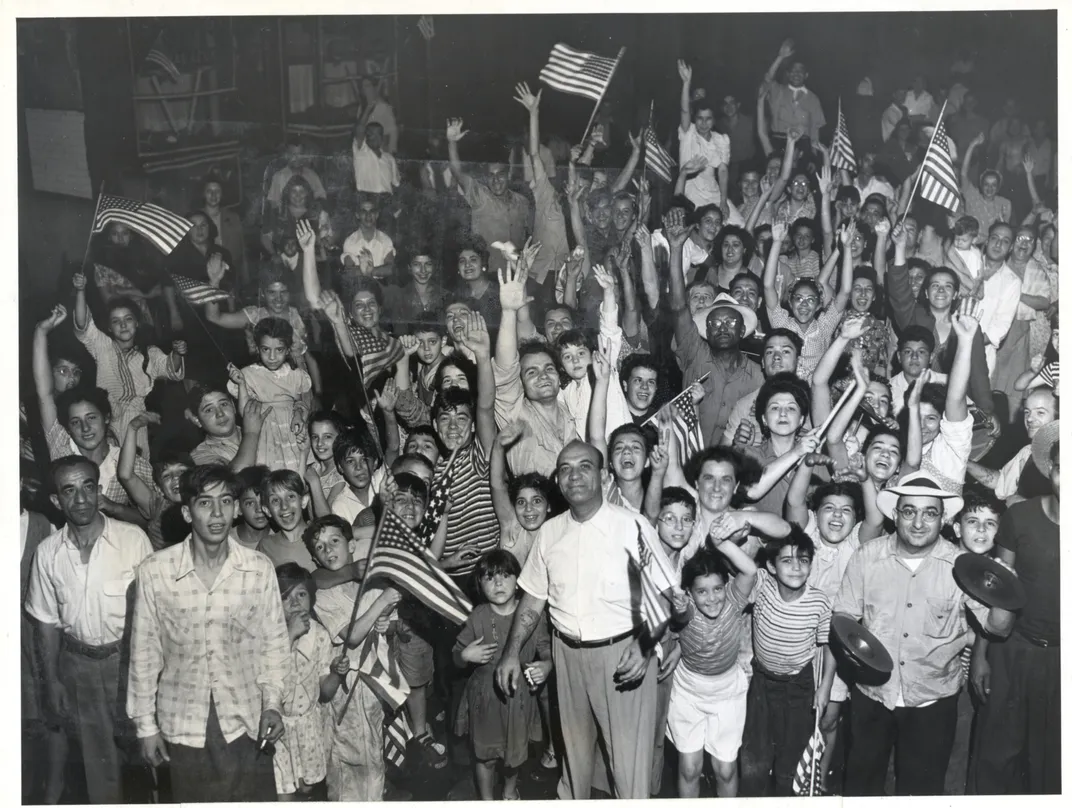 Crowd Celebrating