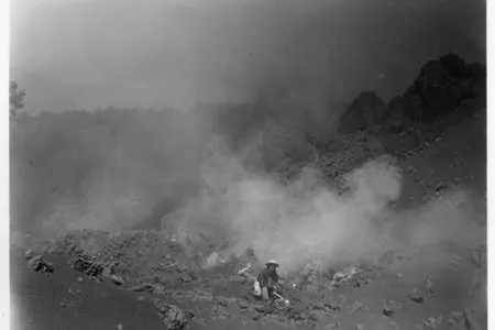 The Paricutin Volcano, 1943, taken by William F. Foshag, NMNH curator of minerals.