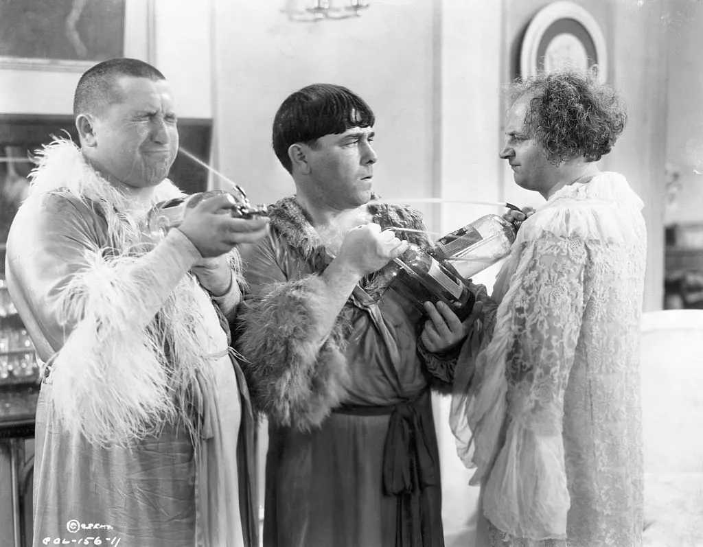 The Three Stooges spray seltzer