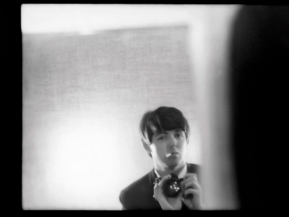 Self-portraits in a mirror. Paris, 1964 © 1964 Paul McCartney