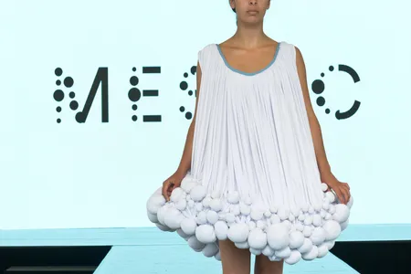 This dress is made with the power of cow manure.