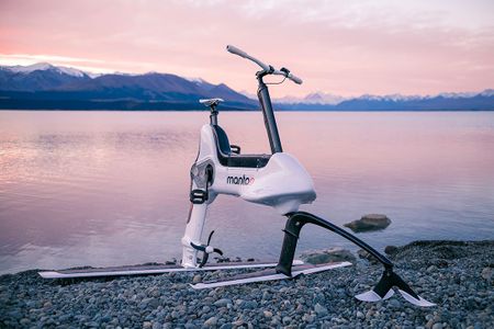Rumor has it the Manta5 Hydrofoil Bike is extremely fun to ride. 