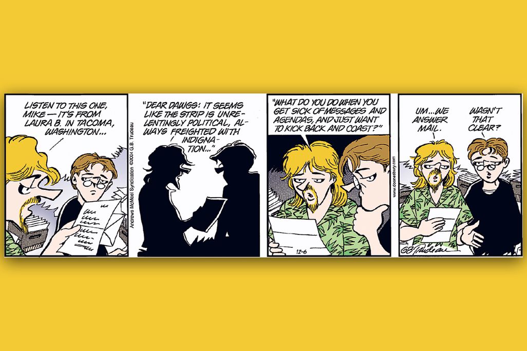 Doonesbury comic strip