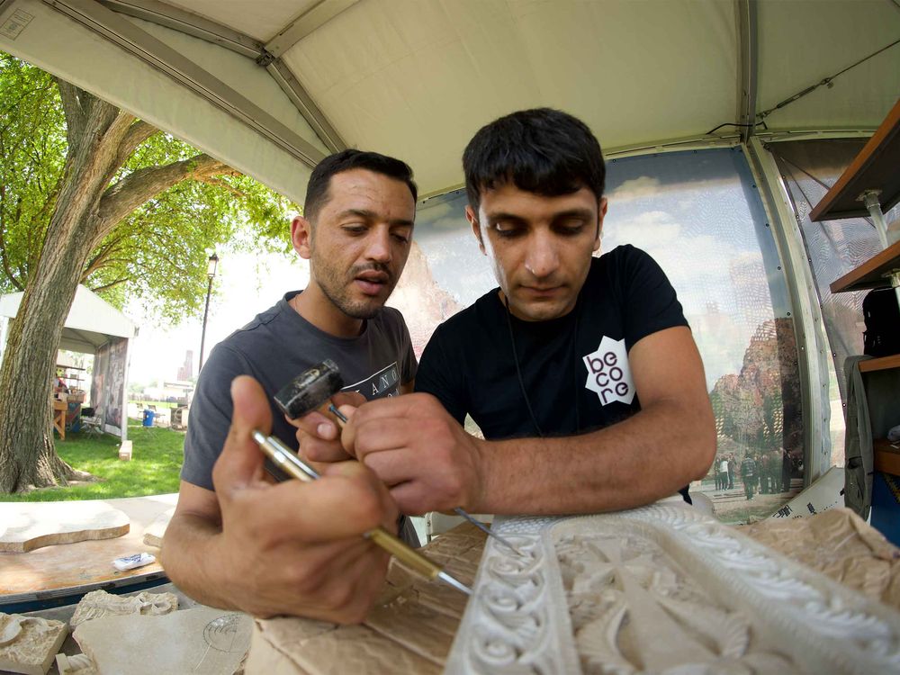 Ruben and Karen Ghazaryan khachkar