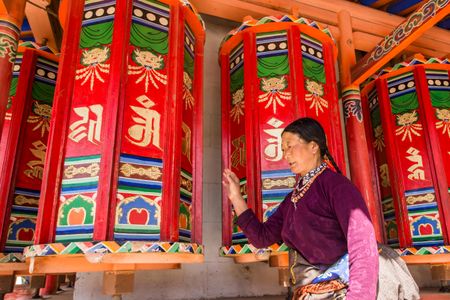 Prayer wheels are just one of the sounds preserved and remixed in a new project. 