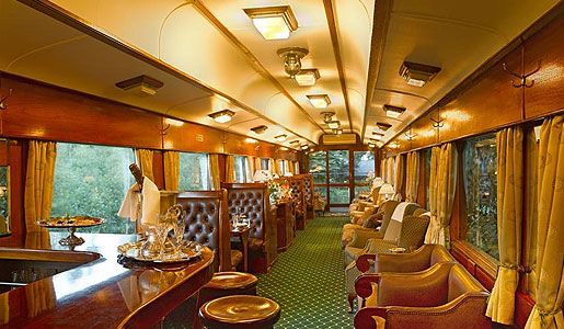 The observation car of Rovos Rail