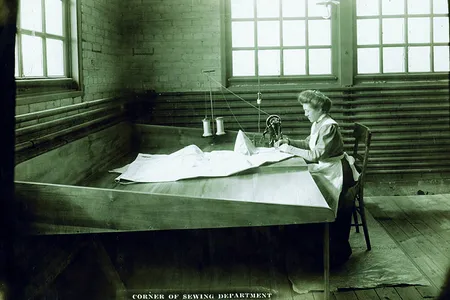 Ida Holdgreve answered an ad for "plain sewing"–a typo that turned a new page in women’s history.