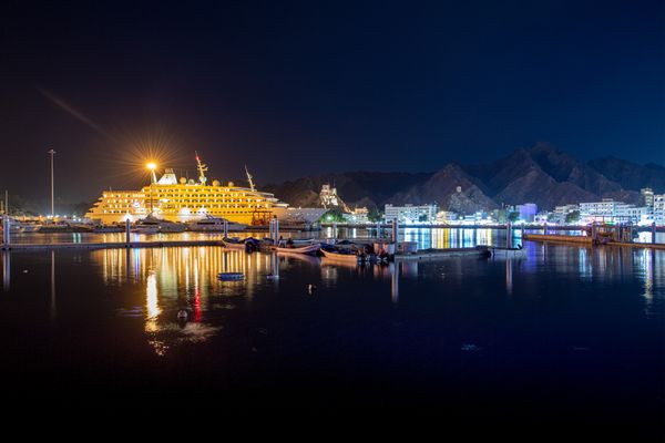 Cruise Ship at Night thumbnail