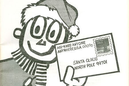 A 1963 ad featuring the Postal Service’s Mr. Zip.