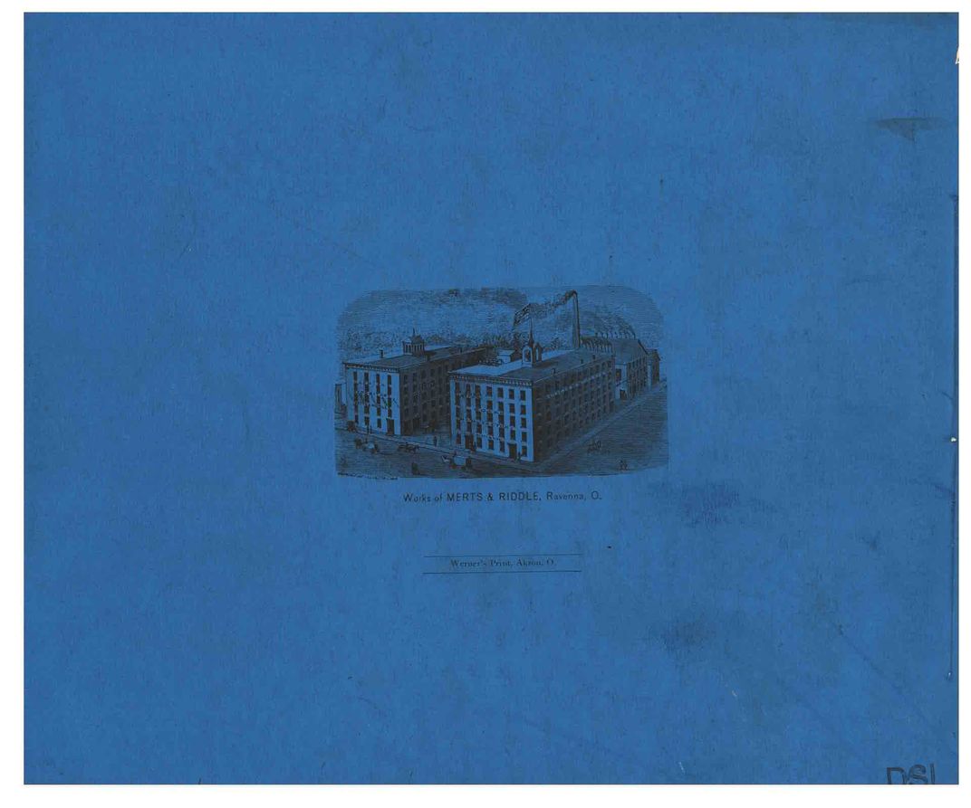 Back cover with illustration of factory.