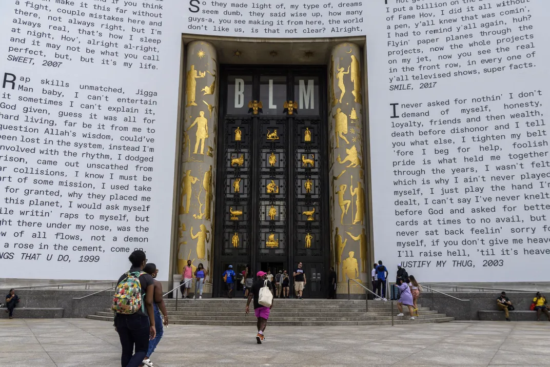 Exterior of the library