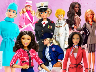 Barbie has held more than 250 jobs since her debut in 1959.
