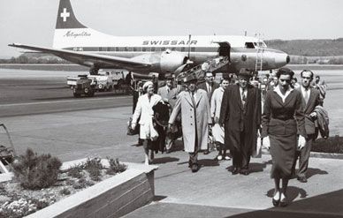 Fifty years ago, Metroliners plied short-haul routes around the world (above, a Swissair 440).