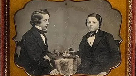 Paul Morphy (left) and a friend