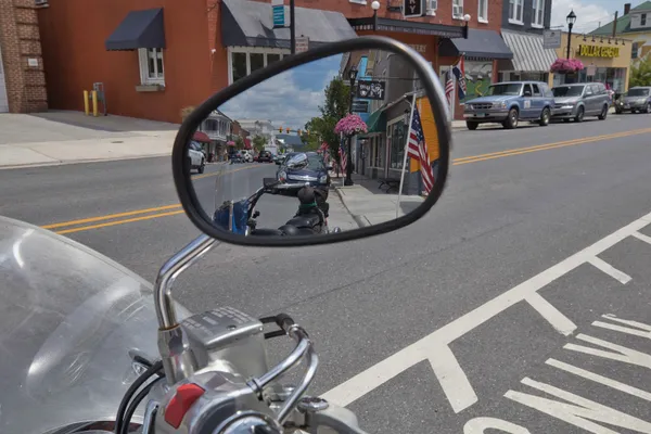 Reflection of downtown Strasburg, VA thumbnail