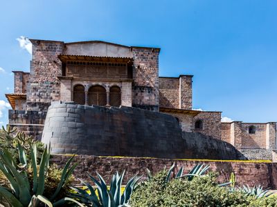 Spanish settlers knocked down all but the foundations of the Temple of the Sun, then built a church atop the Inca walls.