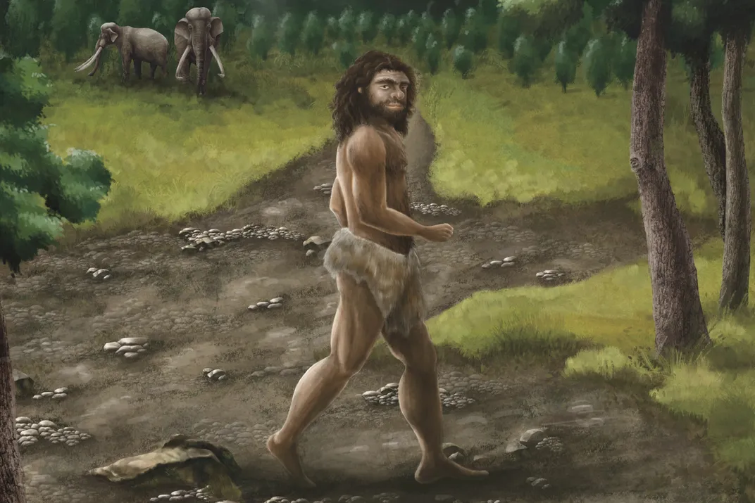 Illustration of a Denisovan